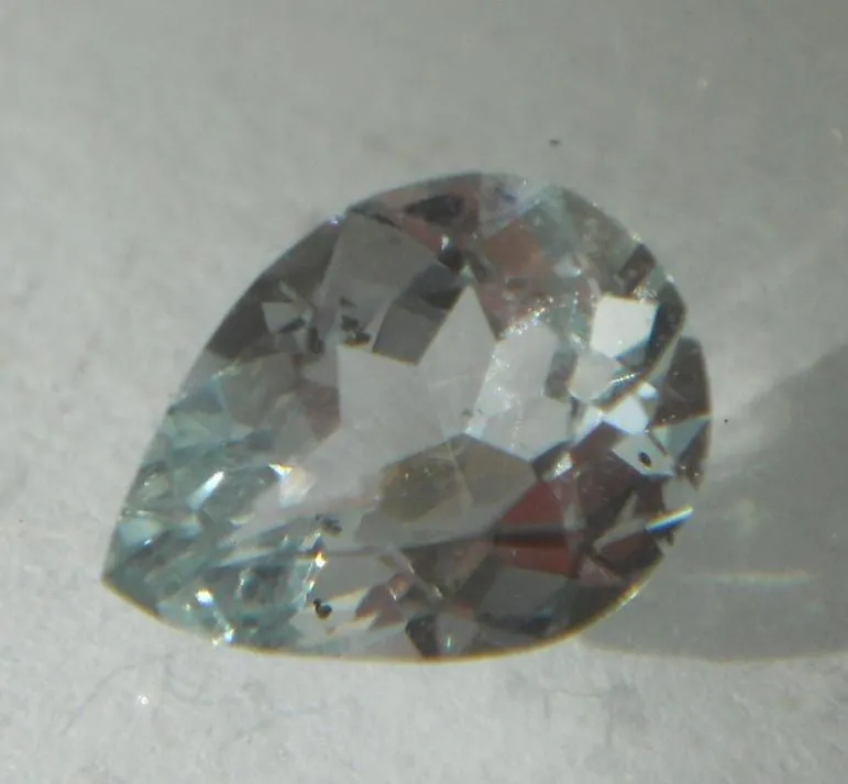 .90 CTS. SPARKLING ICE BLUE PEAR SHAPE MONTANA SAPPHIRE