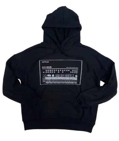 909 Drum Sequencer, Detroit DR-909 Unisex Pullover Hoodie