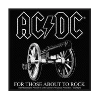 ACDC For Those About To Rock Sew on Patch