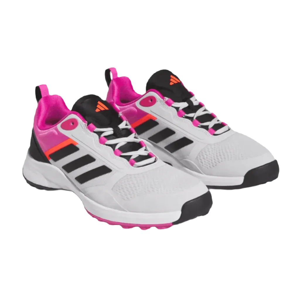 Adidas Ladies Zoysia Golf Shoes - Grey/Pink