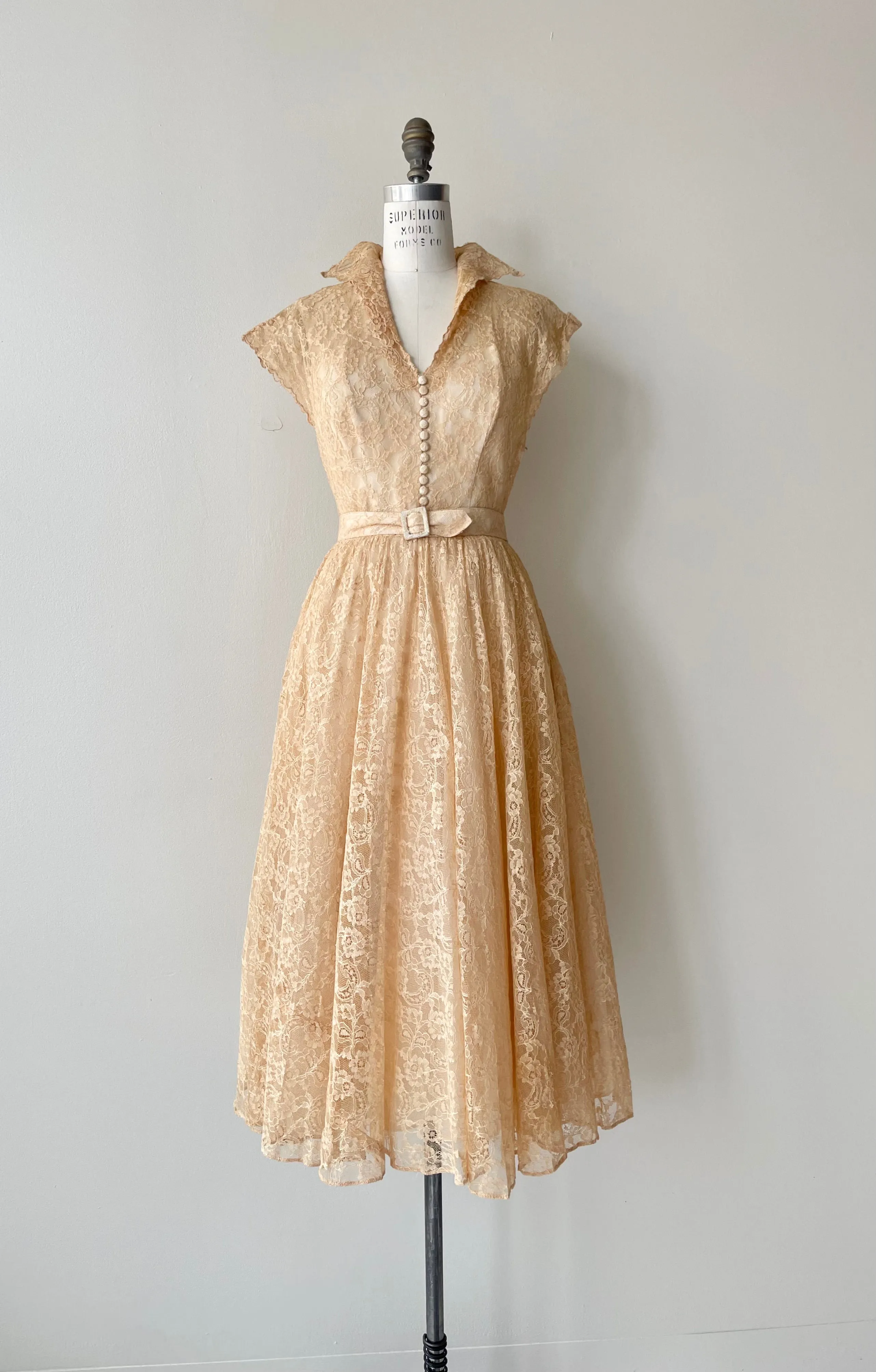 Baccara Lace Dress | 1950s