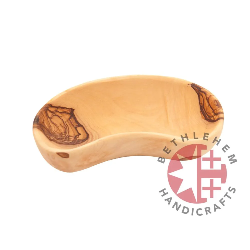 Banana Shaped Olive Wood Bowl