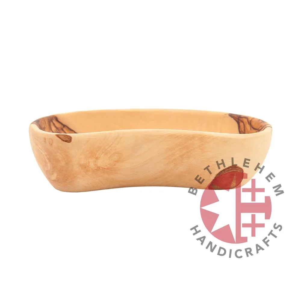 Banana Shaped Olive Wood Bowl