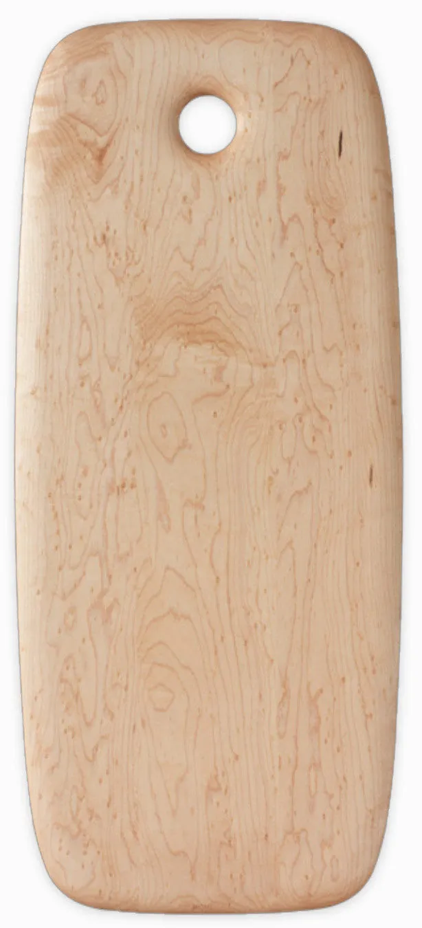 Birdseye Maple Breadboard with Hole - 6.75 inches x 21 inches