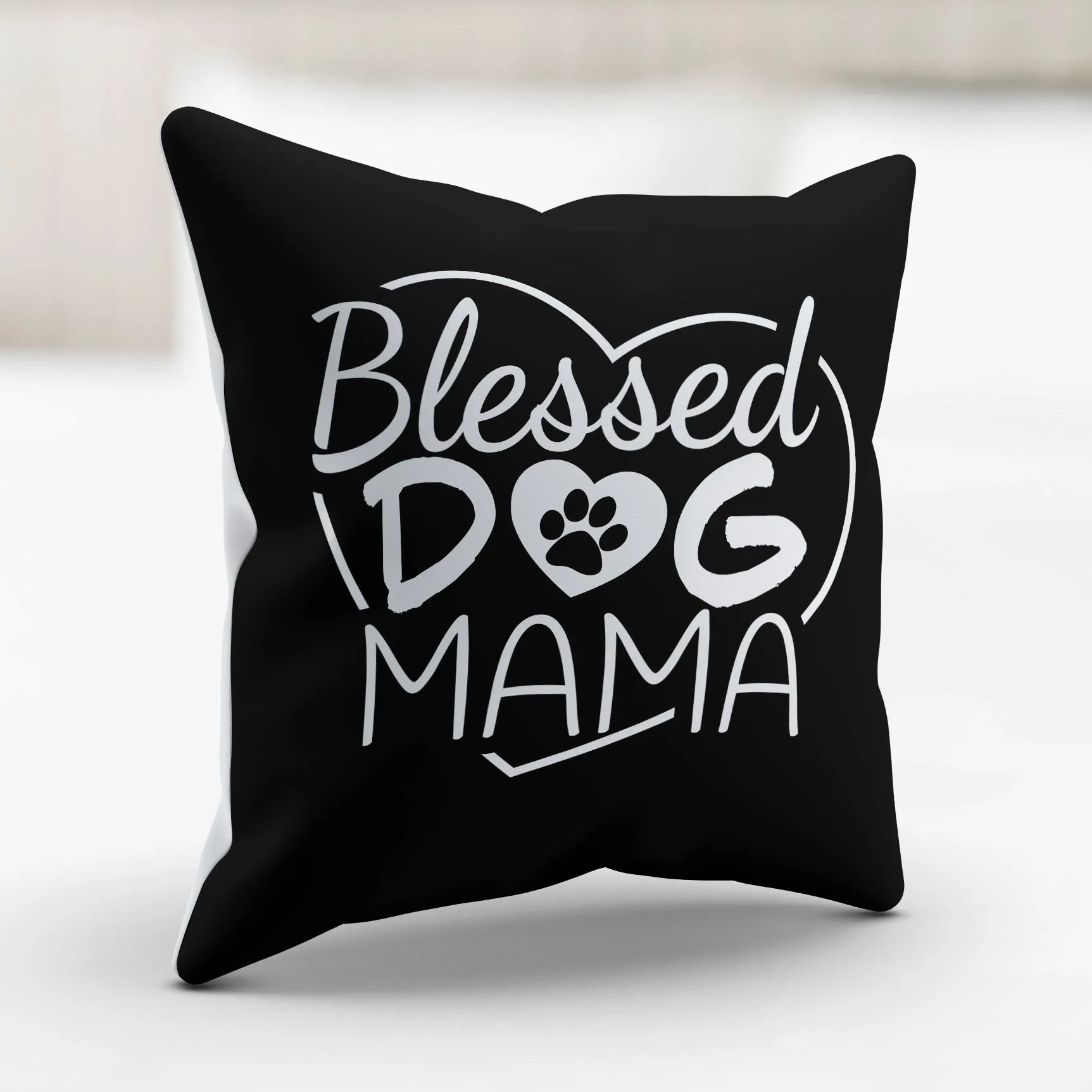 Blessed Dog Mama Pillow Cover