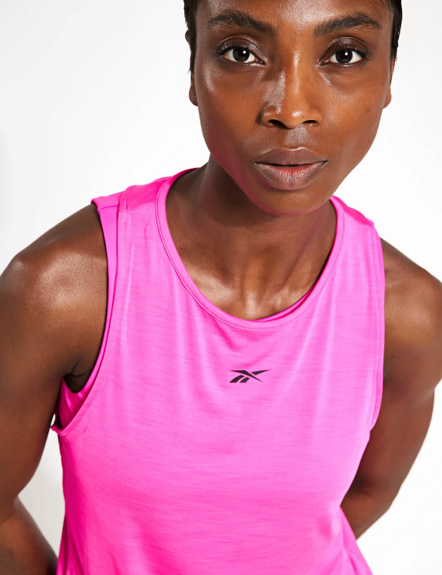 Chill Athletic Tank Top - Laser Pink