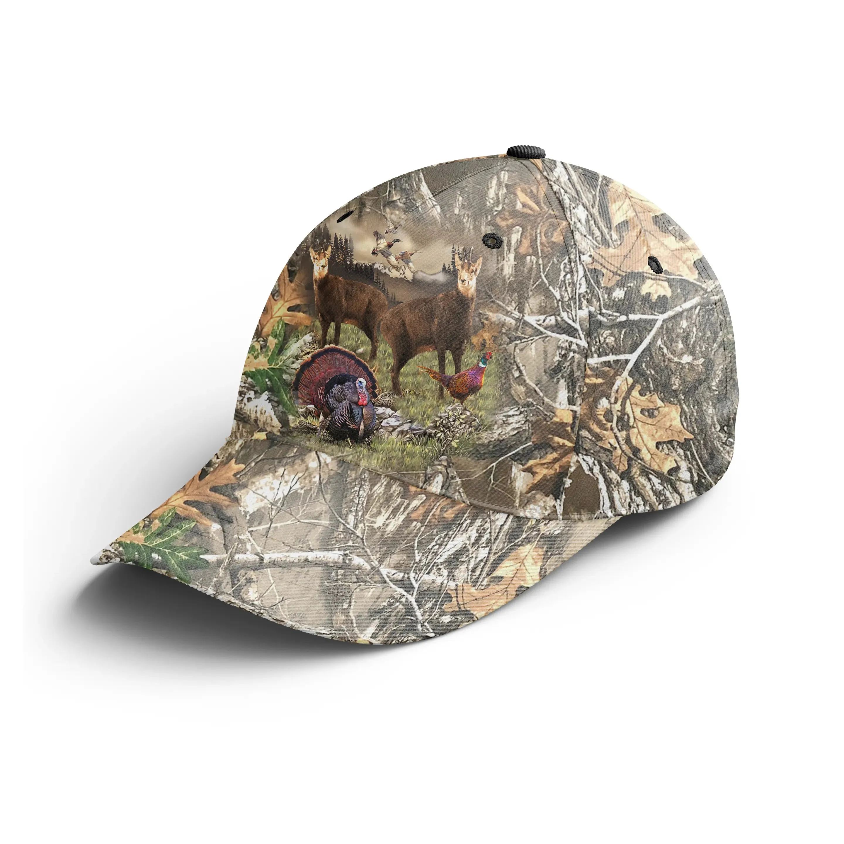 Chiptshirts - Casquette Pour Chasseur, Chasse au Chamois, Cadeau Idéal pour Fans de Chasse, Chamois, Camouflage de Chasse - CTS2