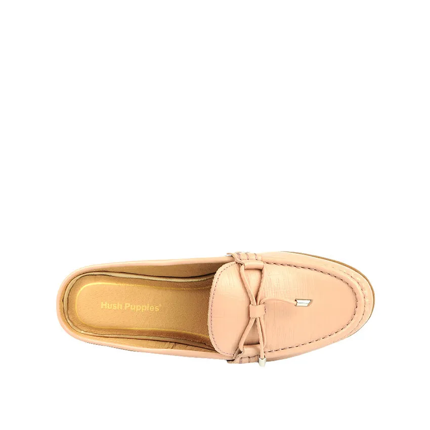 Courtney Mule Women's Shoes - Pale Pink Leather