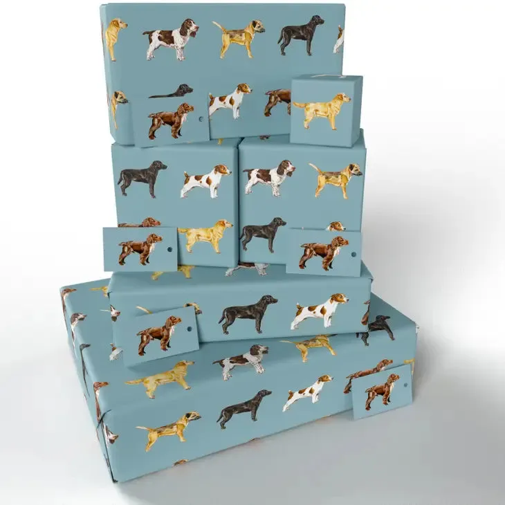 Dog Breeds Wrapping Paper