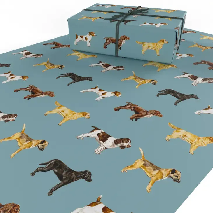 Dog Breeds Wrapping Paper