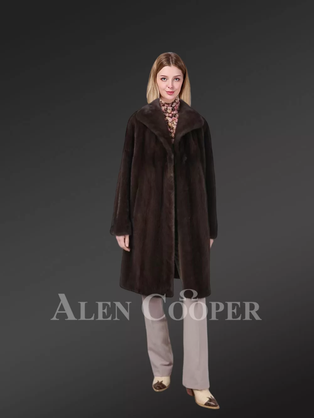 Dressy Long Mink Coat For All Occasions