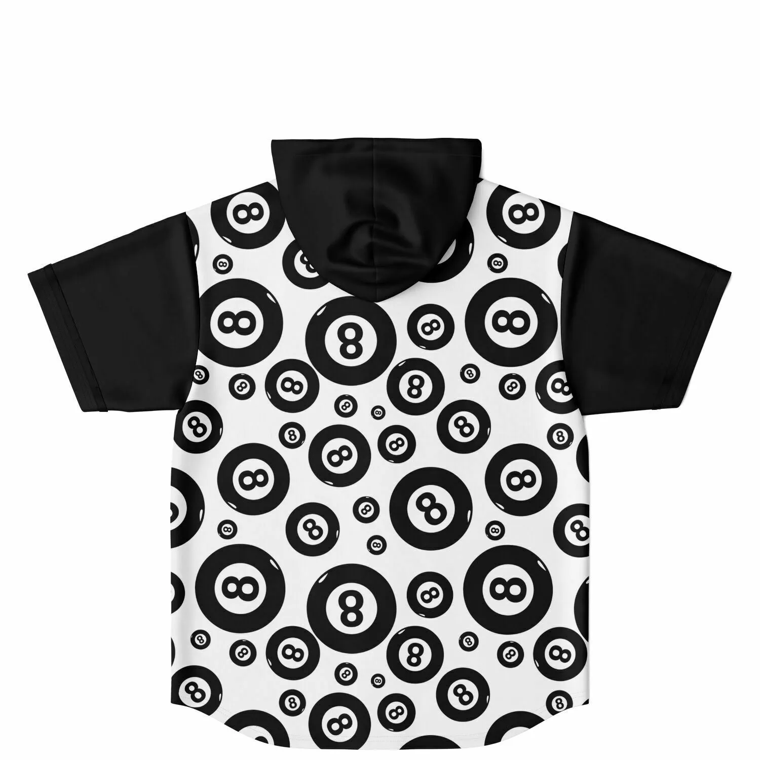 Eight Ball Hooded Baseball Jersey