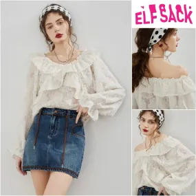 ELF SACK  |Casual Style Long Sleeves Party Style Office Style