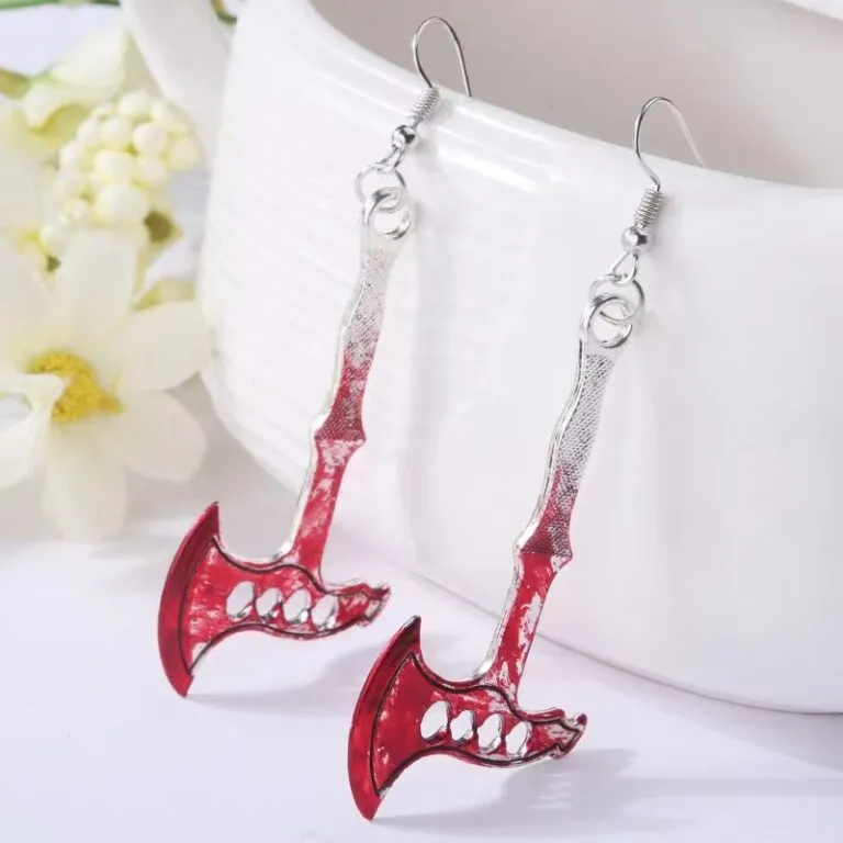 ER-Bloody Axe Earring