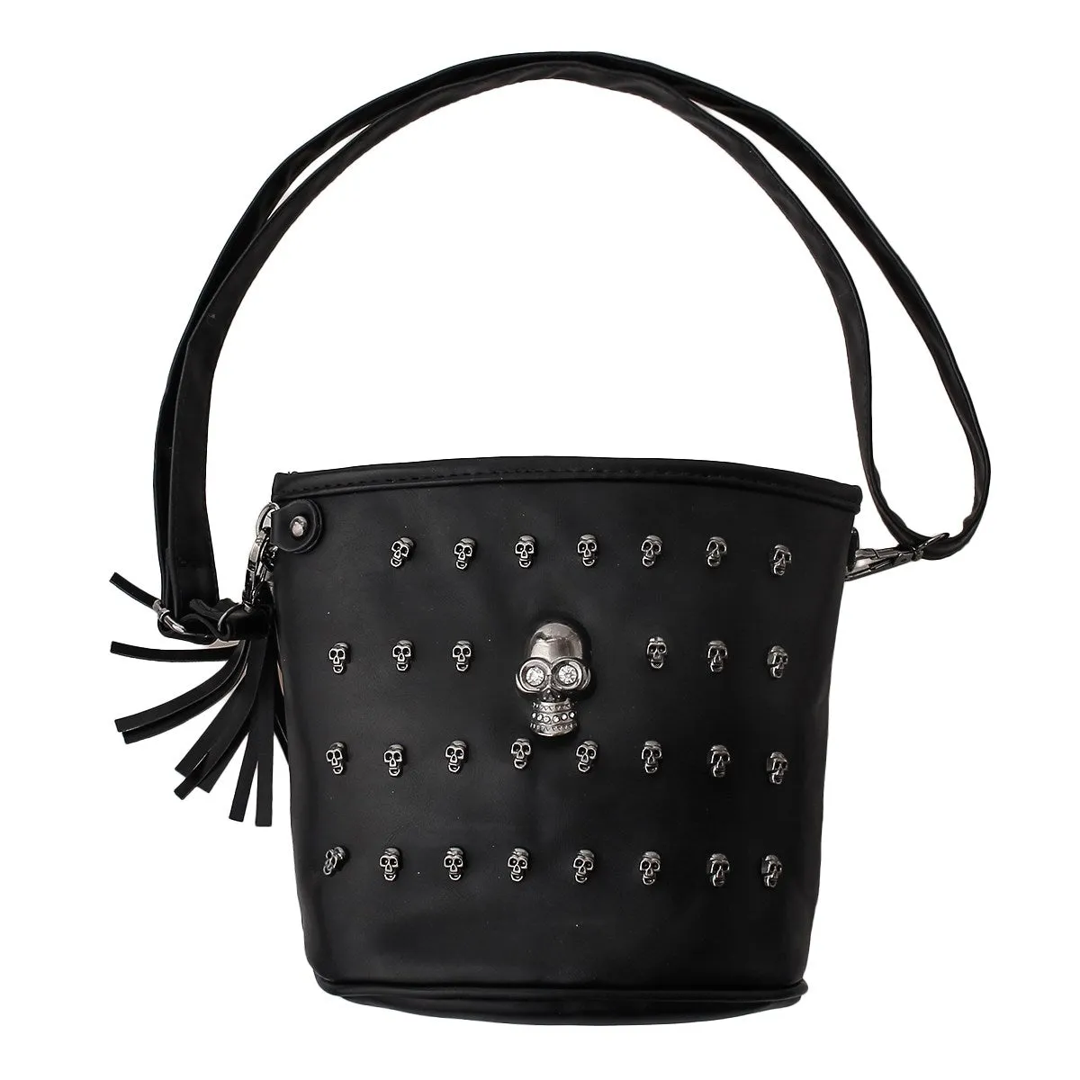 Fashion Skull Face Punk Rivet Shoulder Bags