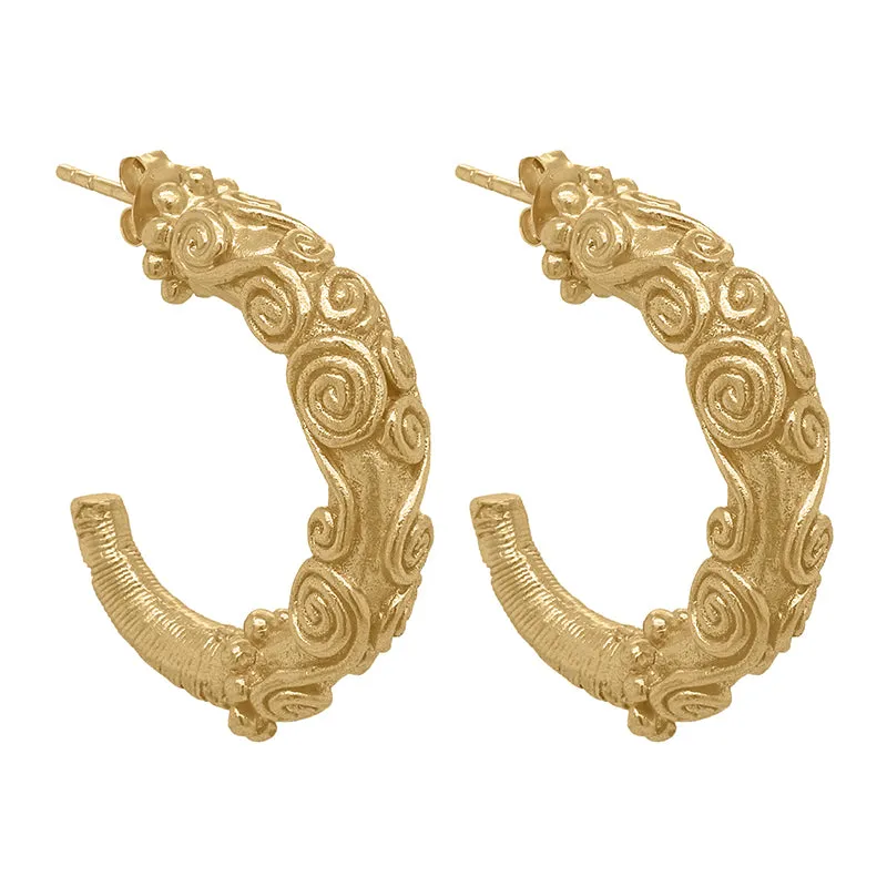 Feronia Hoops - 18K Gold Plated