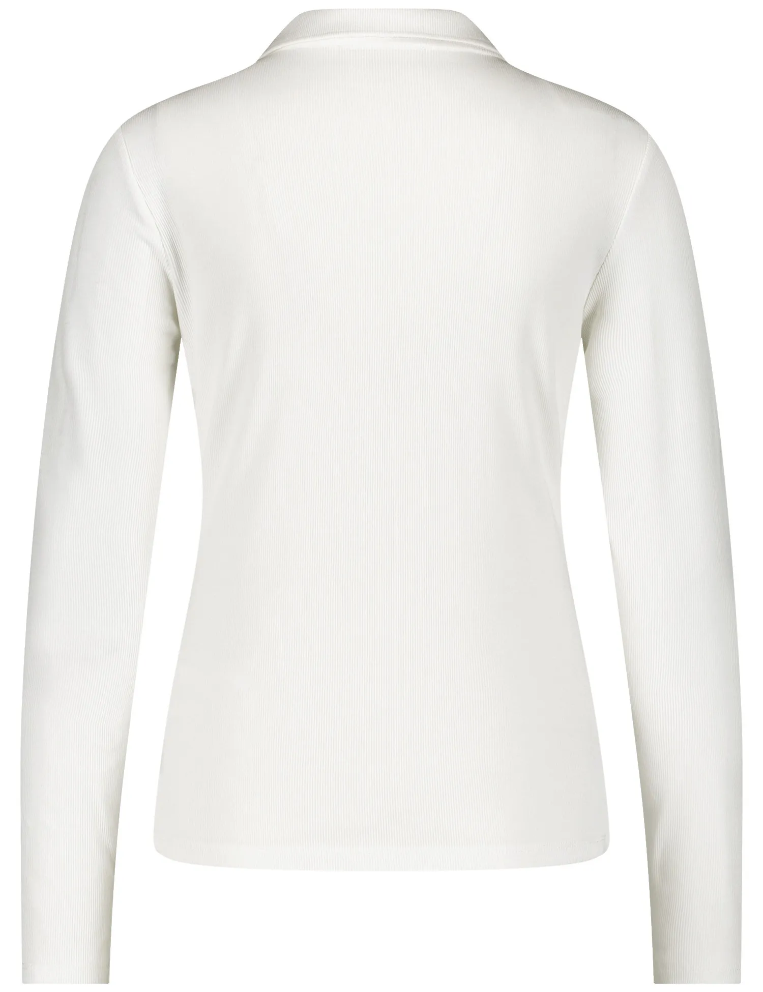 Fine polo shirt with long sleeves