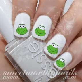 Frog Nail Art Cute Frog Nail Water Decals Water Slides