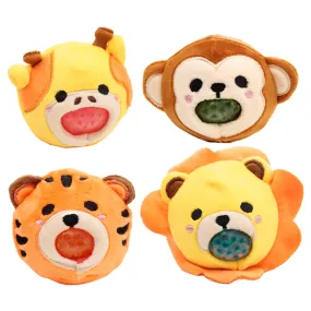 Fun Kids Squeezy Polyester Toy - Adoramals Lion, Giraffe, Monkey, Tiger TY756