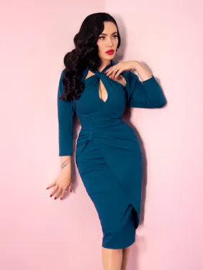 Golden Era Dress in Teal