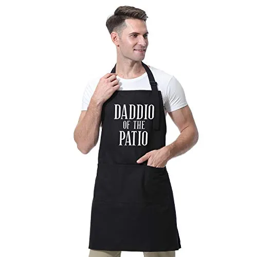 Grill Apron for Dad - Daddio of The Patio - Father Day Bundle Gifts