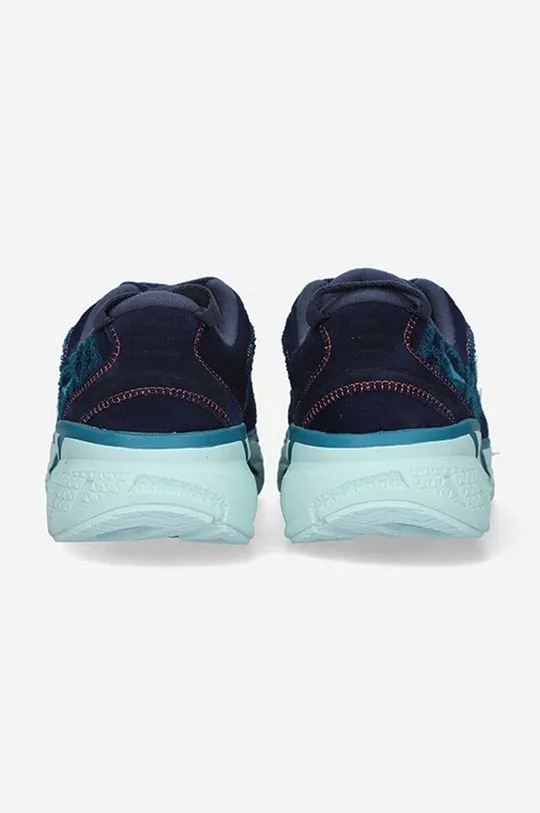 Hoka shoes Clifton L Embroidery navy blue color