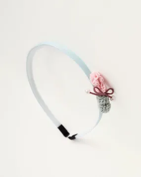 Ice Blue Glitter Headband