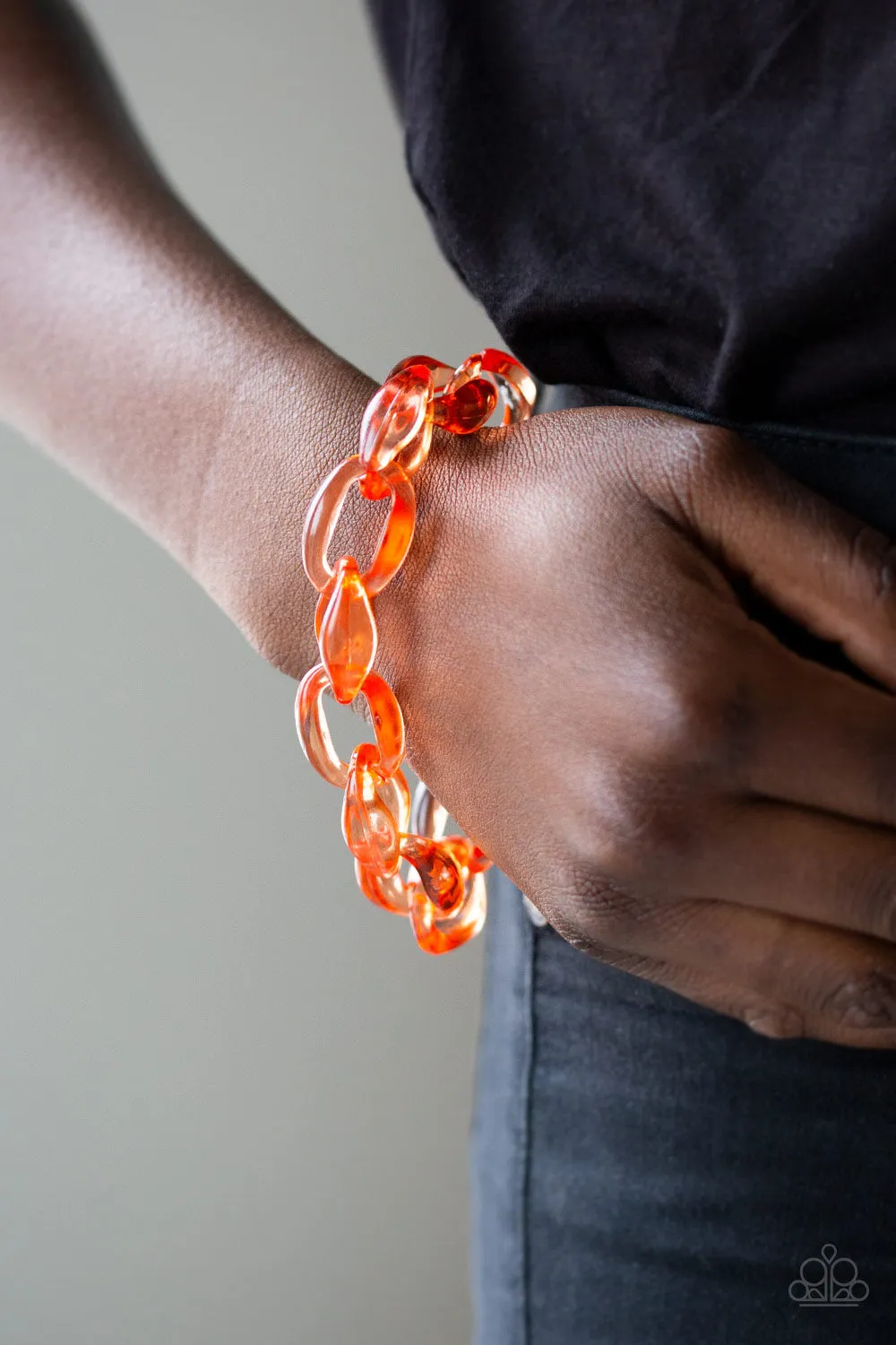 Ice Ice Baby Orange-Bracelet