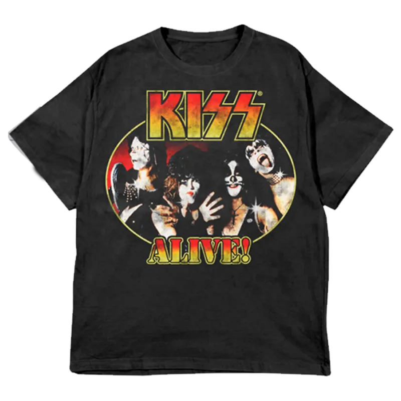 Kiss Alive Portrait T-Shirt