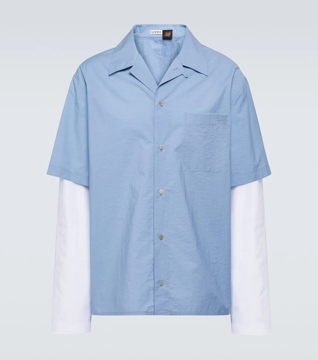 LOEWE  |Trompe l'oeil shirt in cotton blend