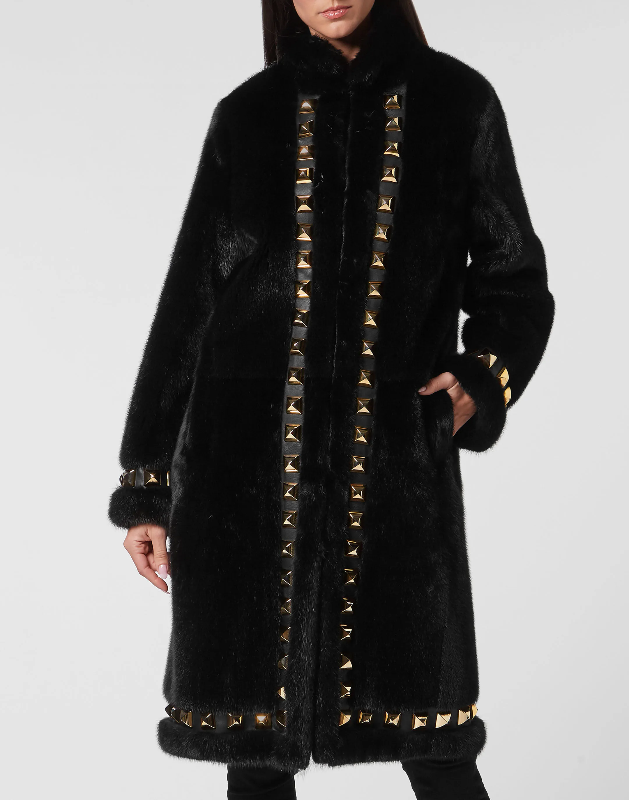 Long Fur Mink Coat