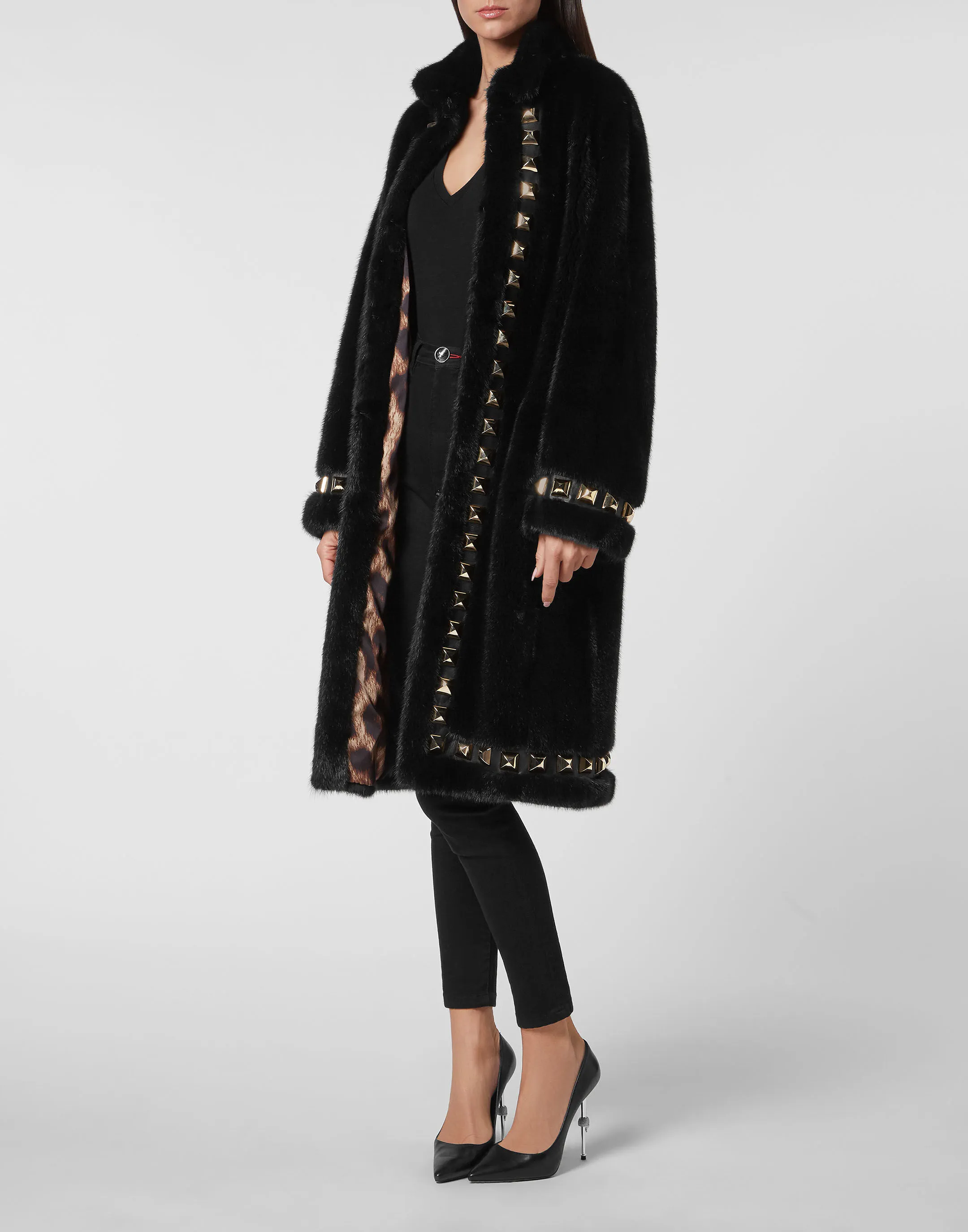 Long Fur Mink Coat