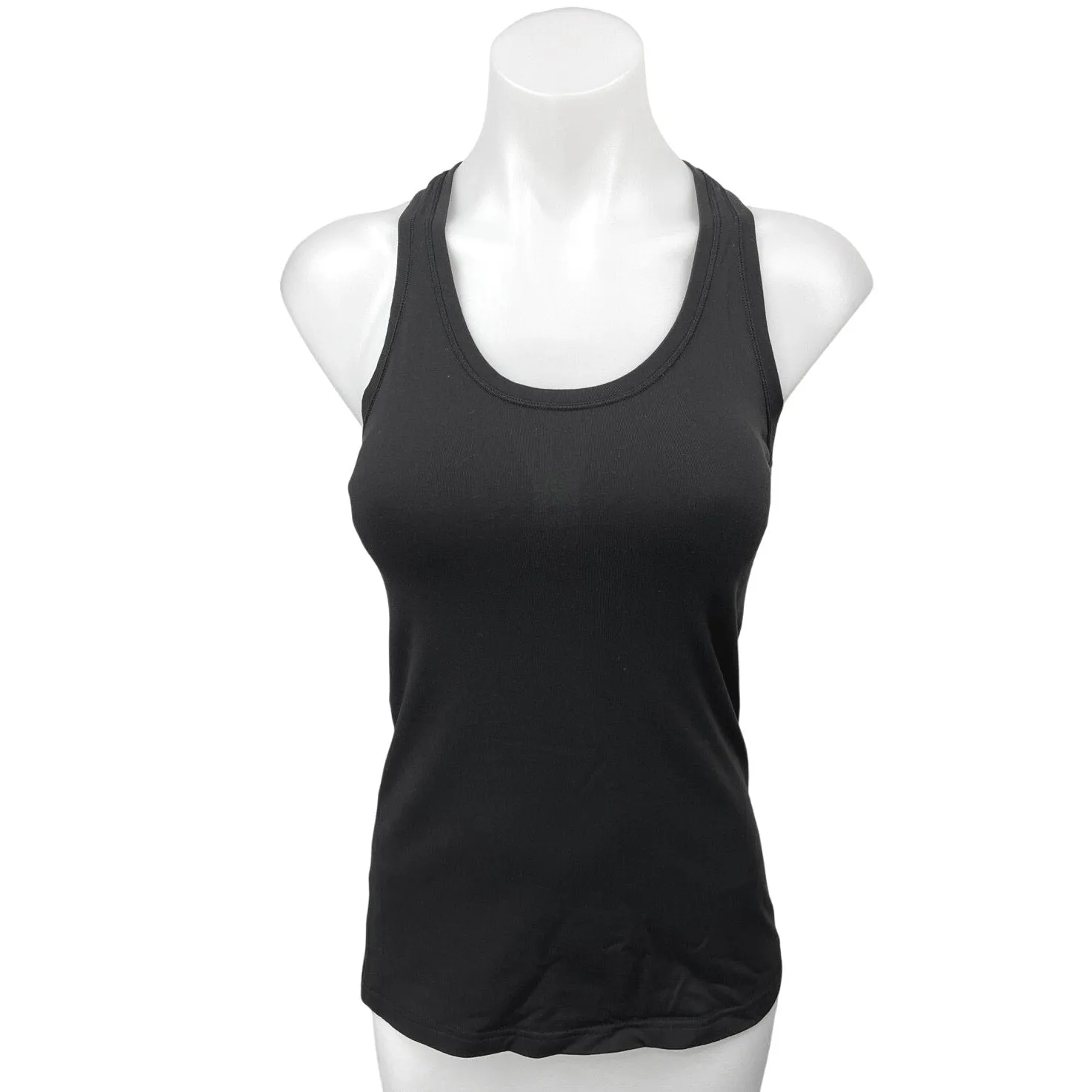 Lululemon Women's Black Scoop Neck Racerback Yoga Running Athletic Tank Top Sz 4