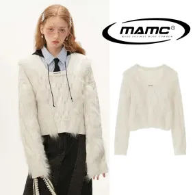 MAMC  |Casual Style Long Sleeves Party Style Elegant Style