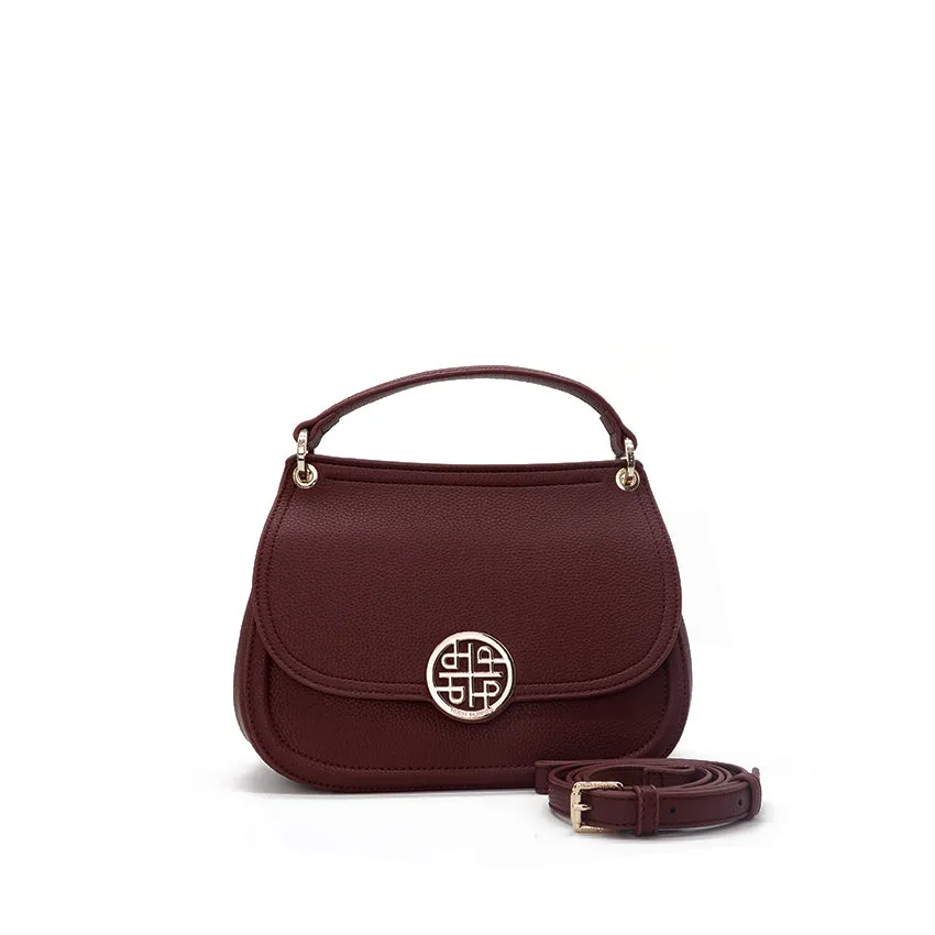 Marielle Satchel (M) Women's Bag - Wine