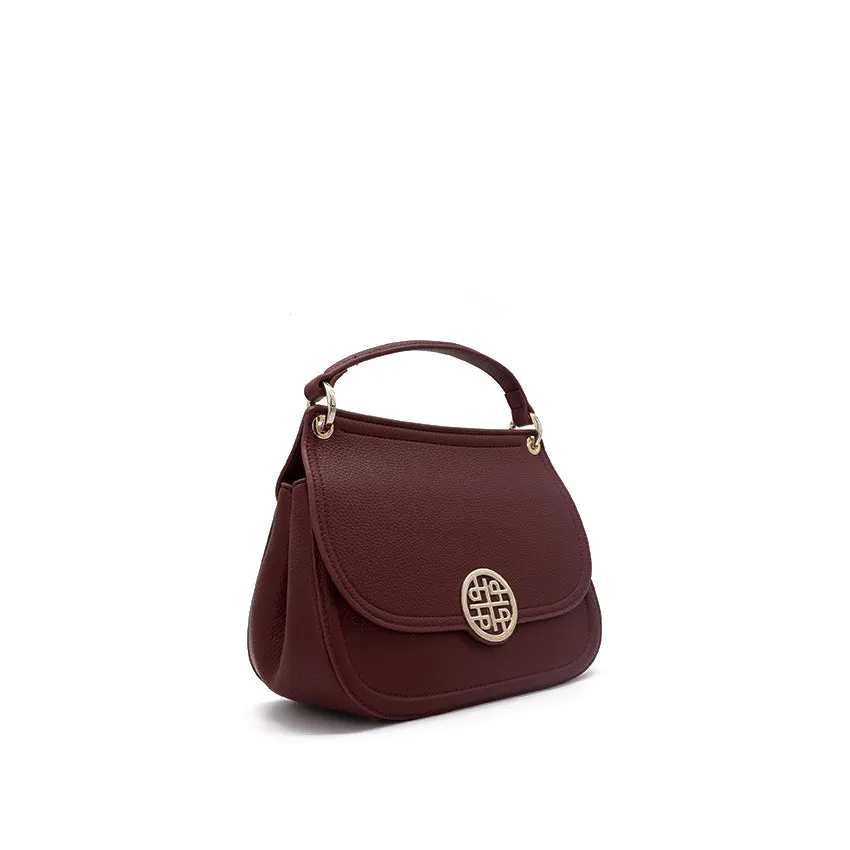 Marielle Satchel (M) Women's Bag - Wine