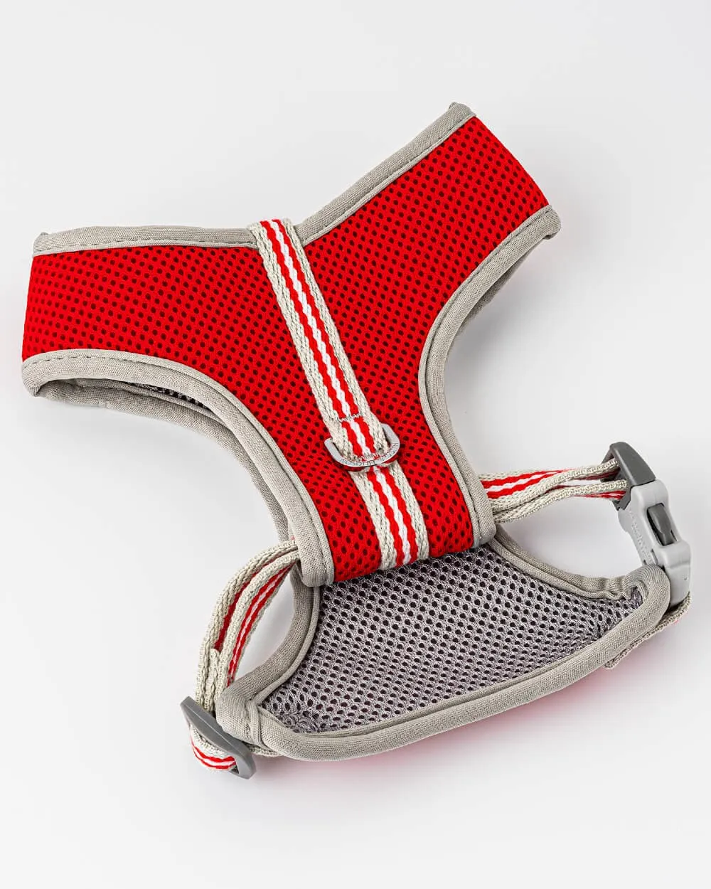 Mesh Dog Harness - Red