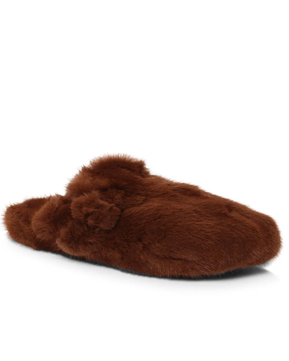 Mink Clog in Brown