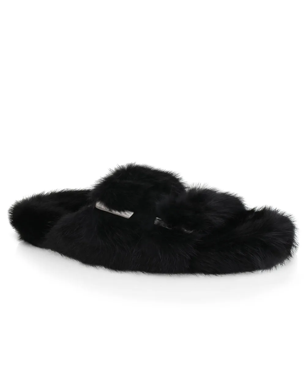 Mink Slides in Black