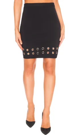 MINKPINK Eyelet Rib Skirt