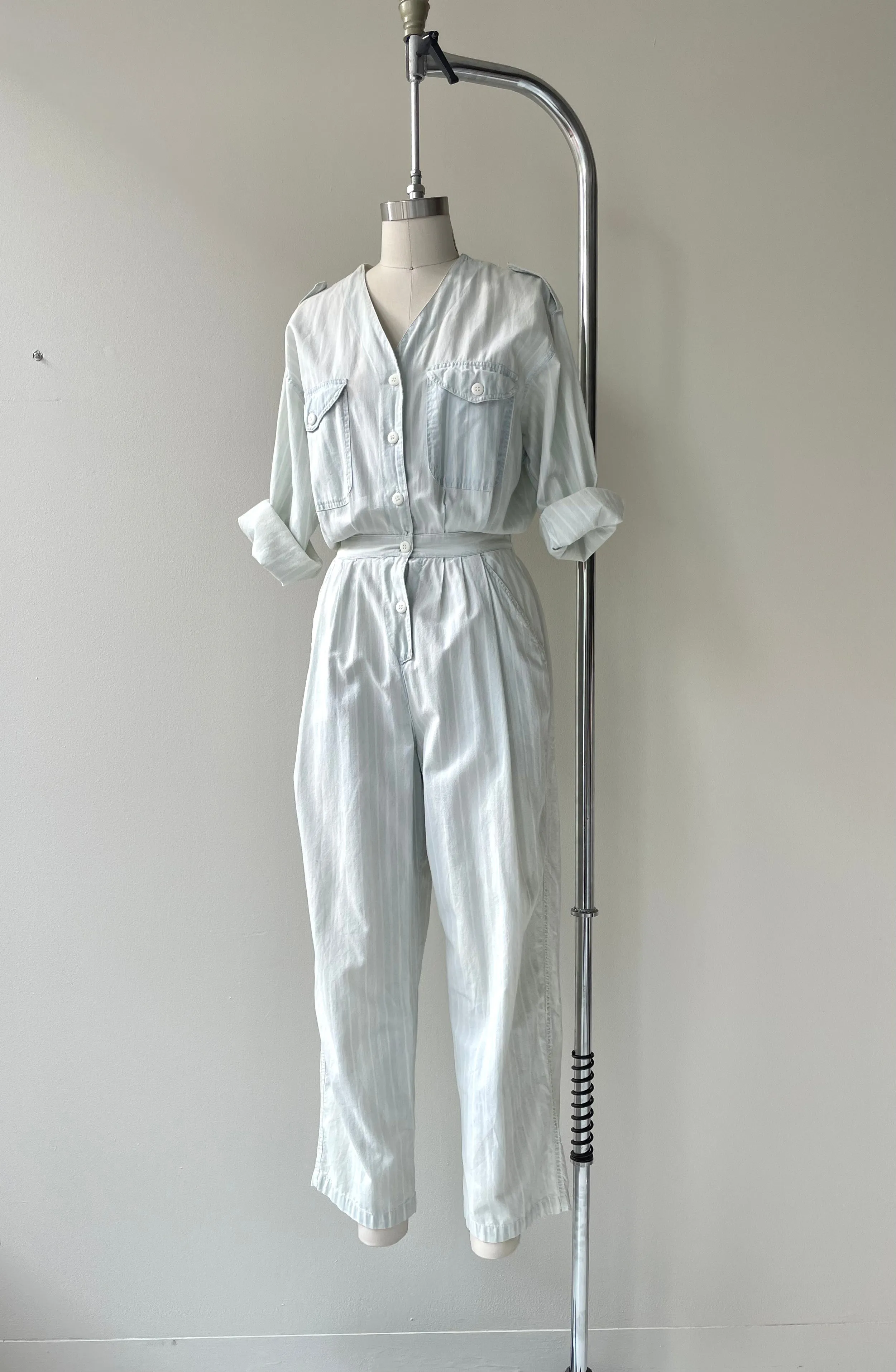 Morgan Cotton Jumpsuit | 1980s