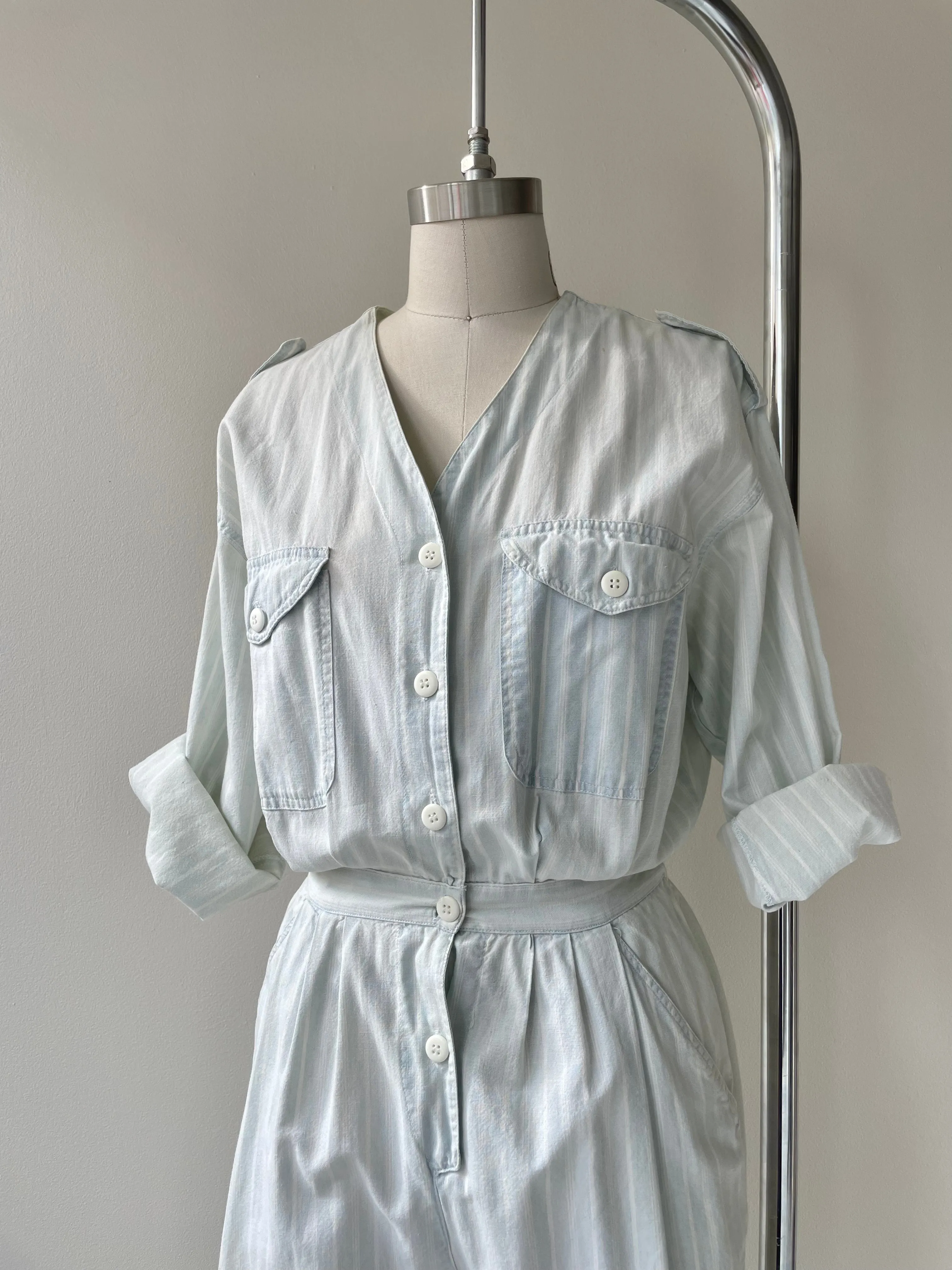 Morgan Cotton Jumpsuit | 1980s