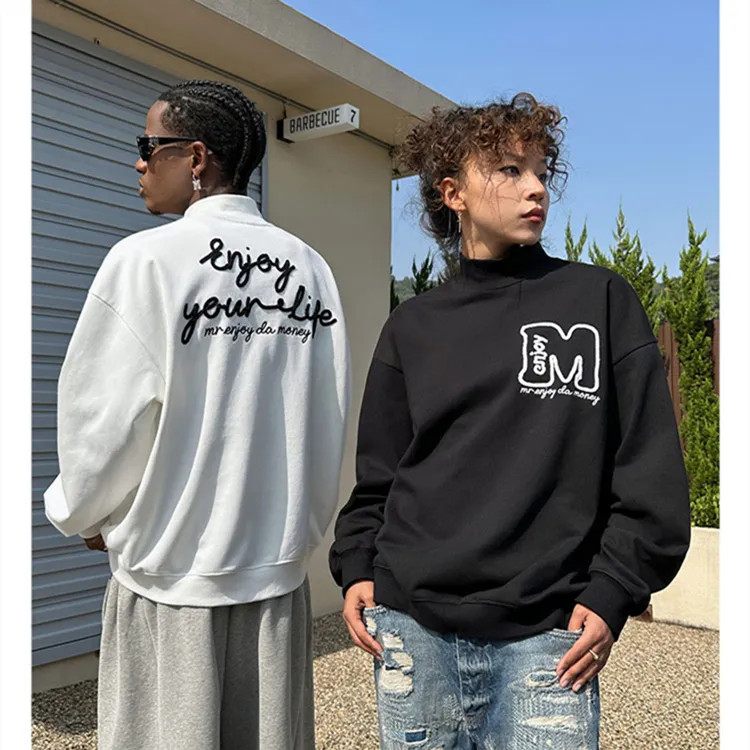 MR. ENJOY DA MONEY  |Street Style Long Sleeves Sweatshirts