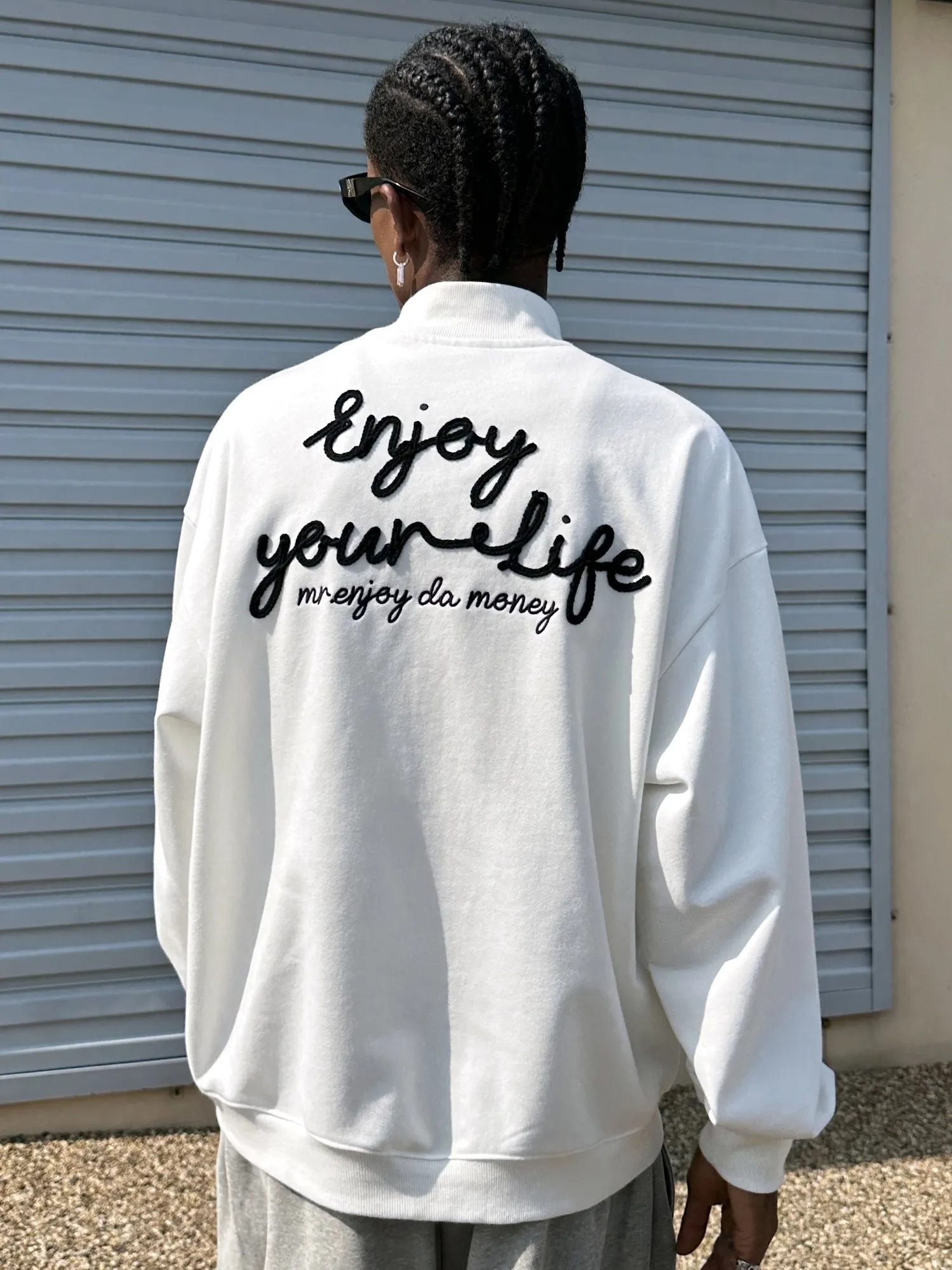 MR. ENJOY DA MONEY  |Street Style Long Sleeves Sweatshirts