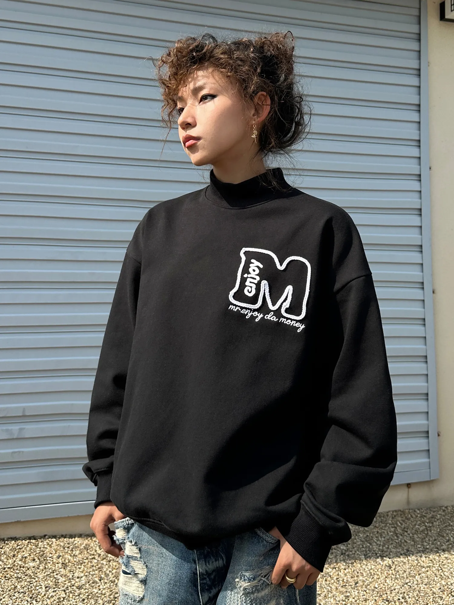 MR. ENJOY DA MONEY  |Street Style Long Sleeves Sweatshirts