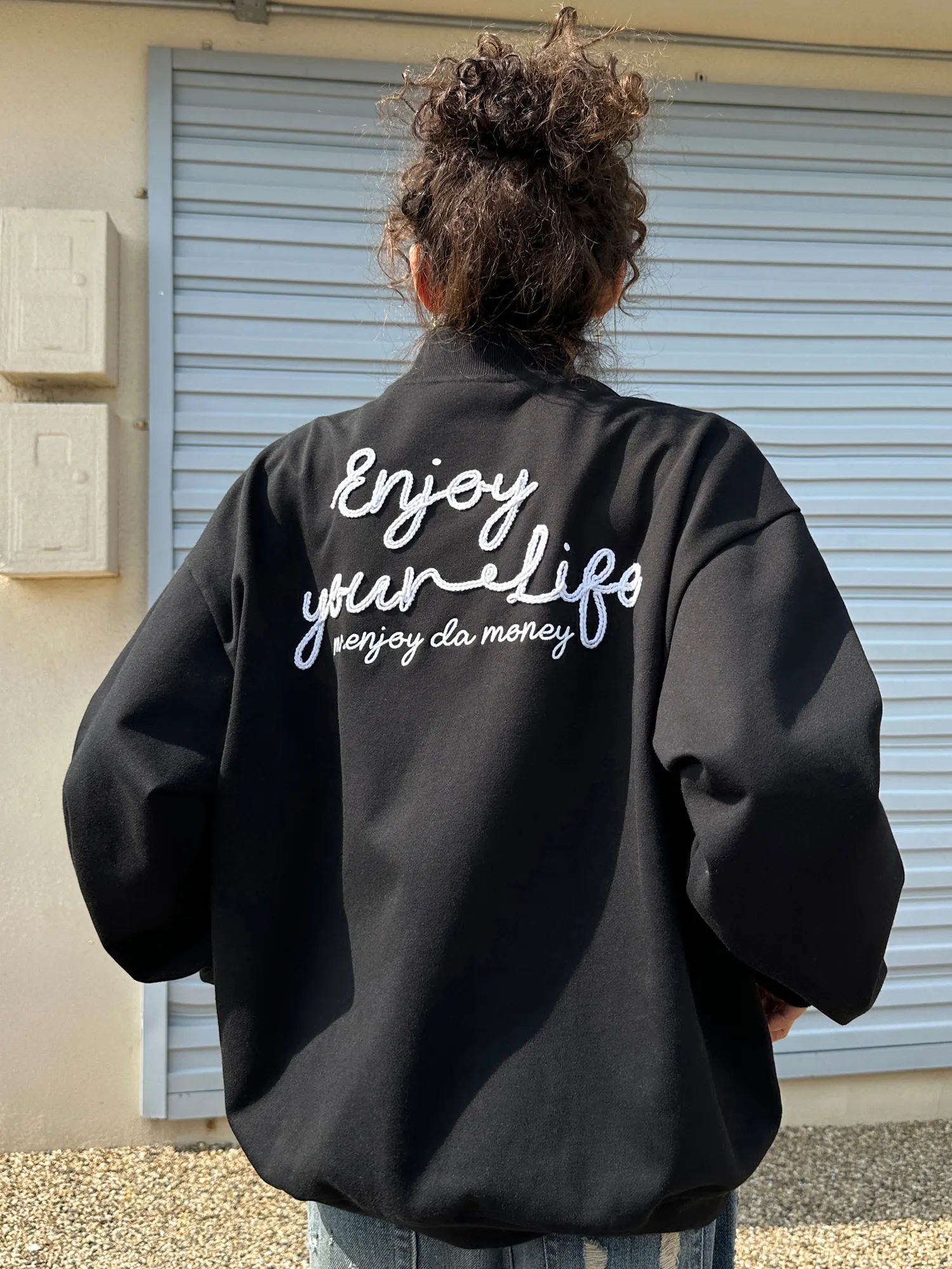 MR. ENJOY DA MONEY  |Street Style Long Sleeves Sweatshirts