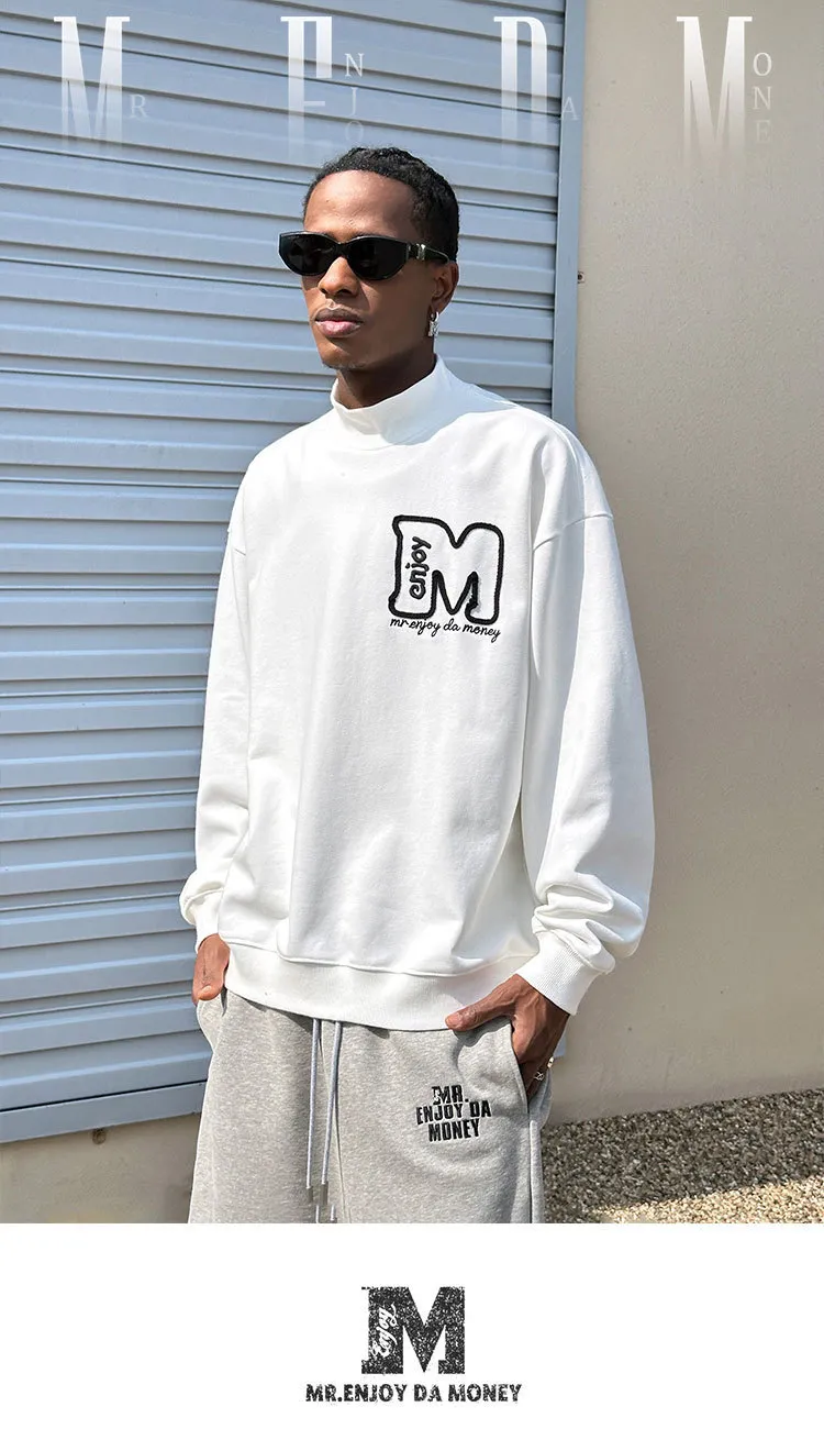 MR. ENJOY DA MONEY  |Street Style Long Sleeves Sweatshirts