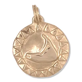 NANTUCKET SUNSHINE CHARM IN 14K GOLD