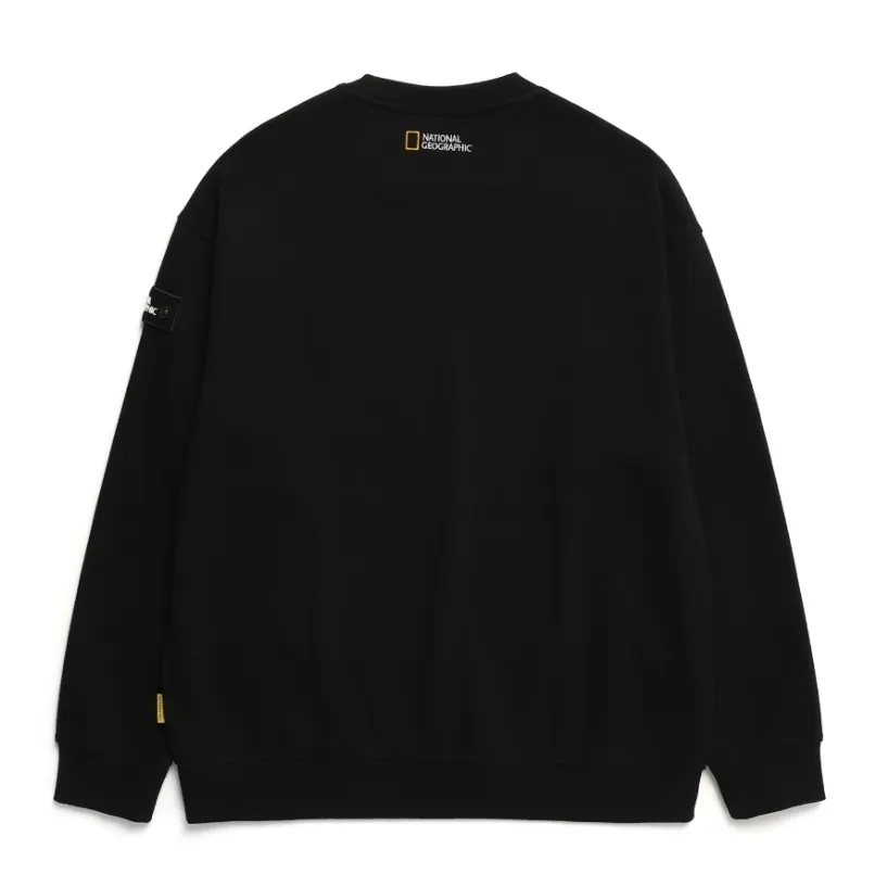 NATIONAL GEOGRAPHIC  |Unisex Street Style Long Sleeves Logo Sweatshirts