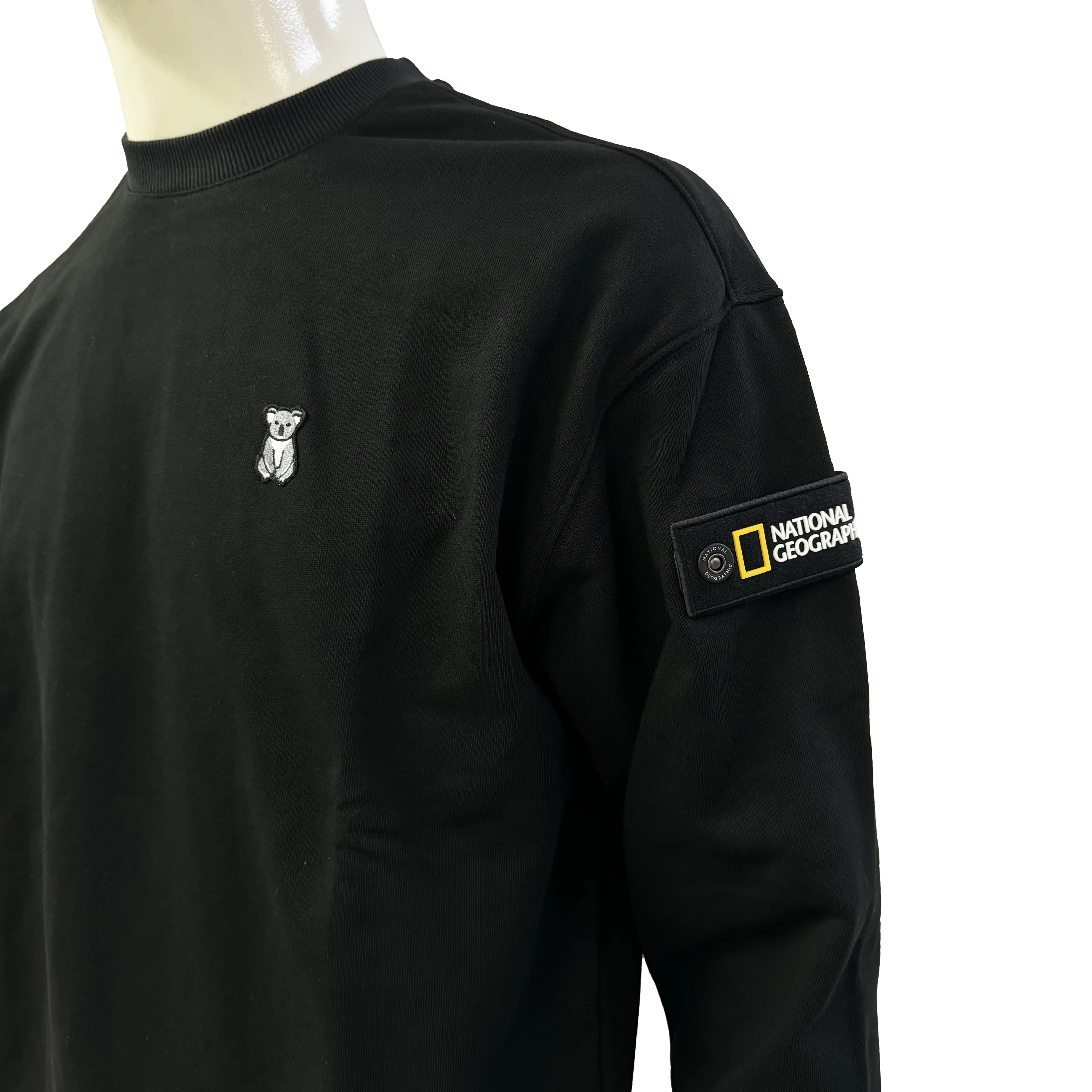 NATIONAL GEOGRAPHIC  |Unisex Street Style Long Sleeves Logo Sweatshirts